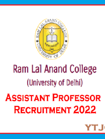 RAM_LAL_ANAND_COLLEGE_Assistant_Professor_Recruitment_2022