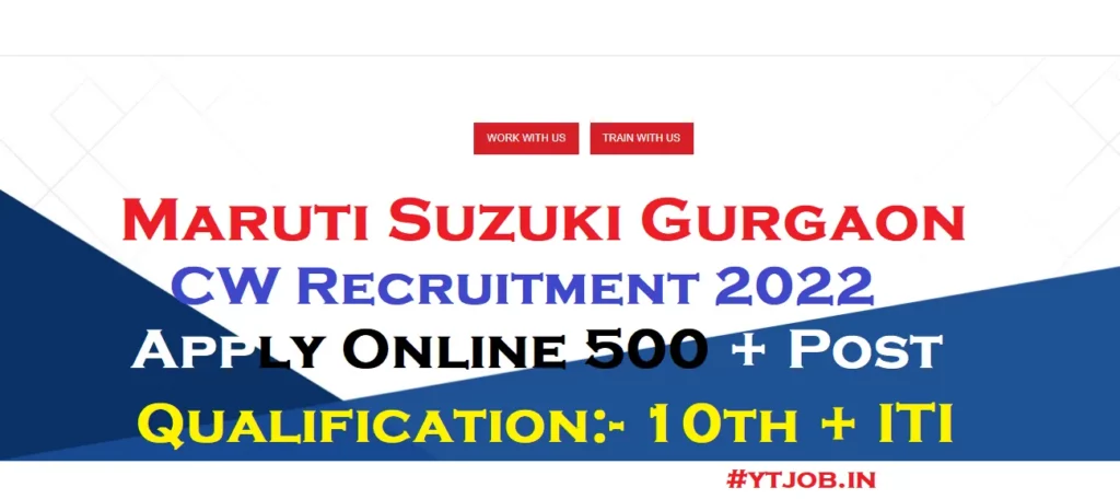 Maruti_Suzuki_Gurgaon_CW_Recruitment_2022